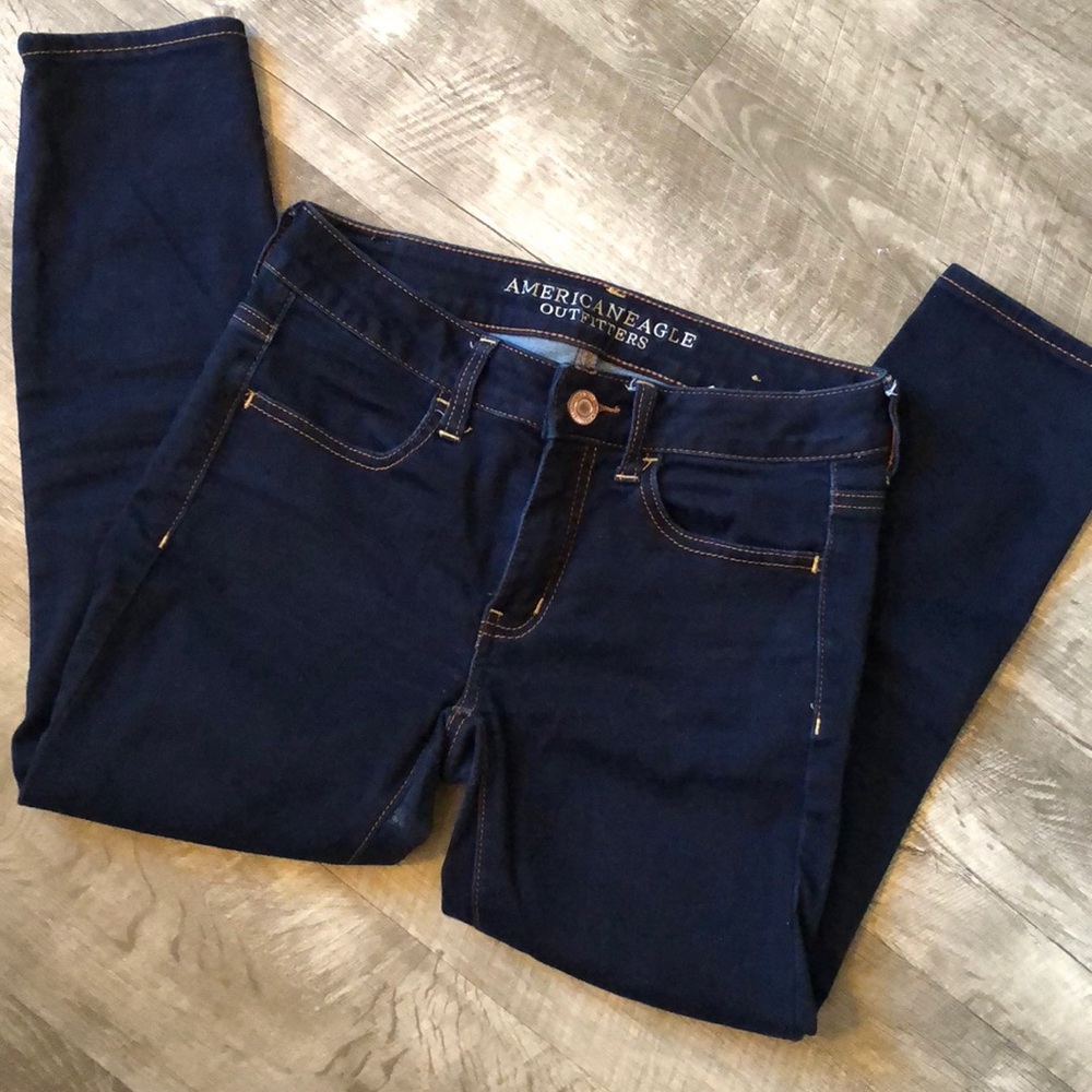 American Eagle 🦅 Dark Wash Cropped Jeggings
